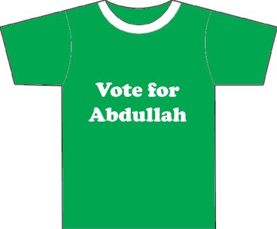Vote for Abdullah